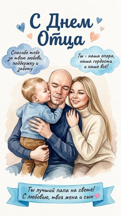 Промпт №26213 — для семейной нейрофотосессии
