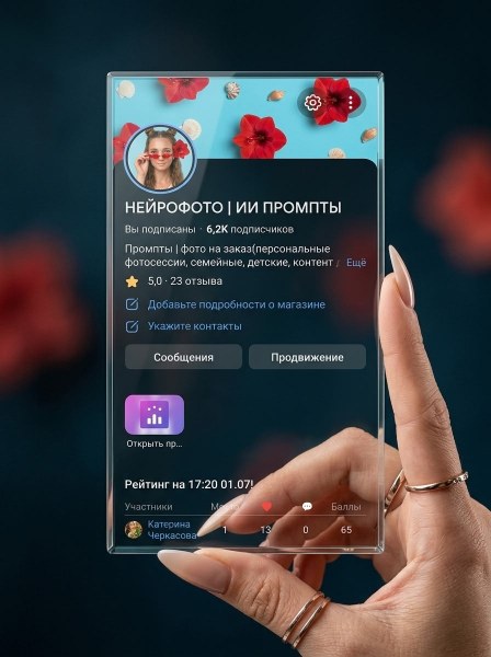 Пример нейрофотосессии по промпту № 11663