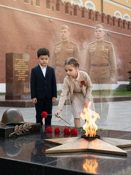 Промпт №16352 — для нейрофотосессии на 9 мая