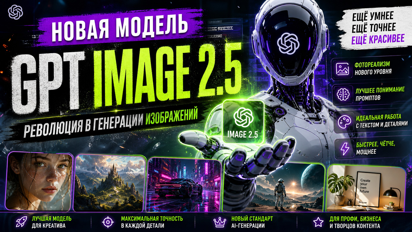 Вышла GPT Image 2.5: что нового и чем отличаются версии Flare и Sunburst