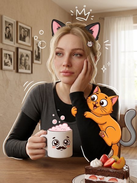 Пример нейрофотосессии по промпту № 14422